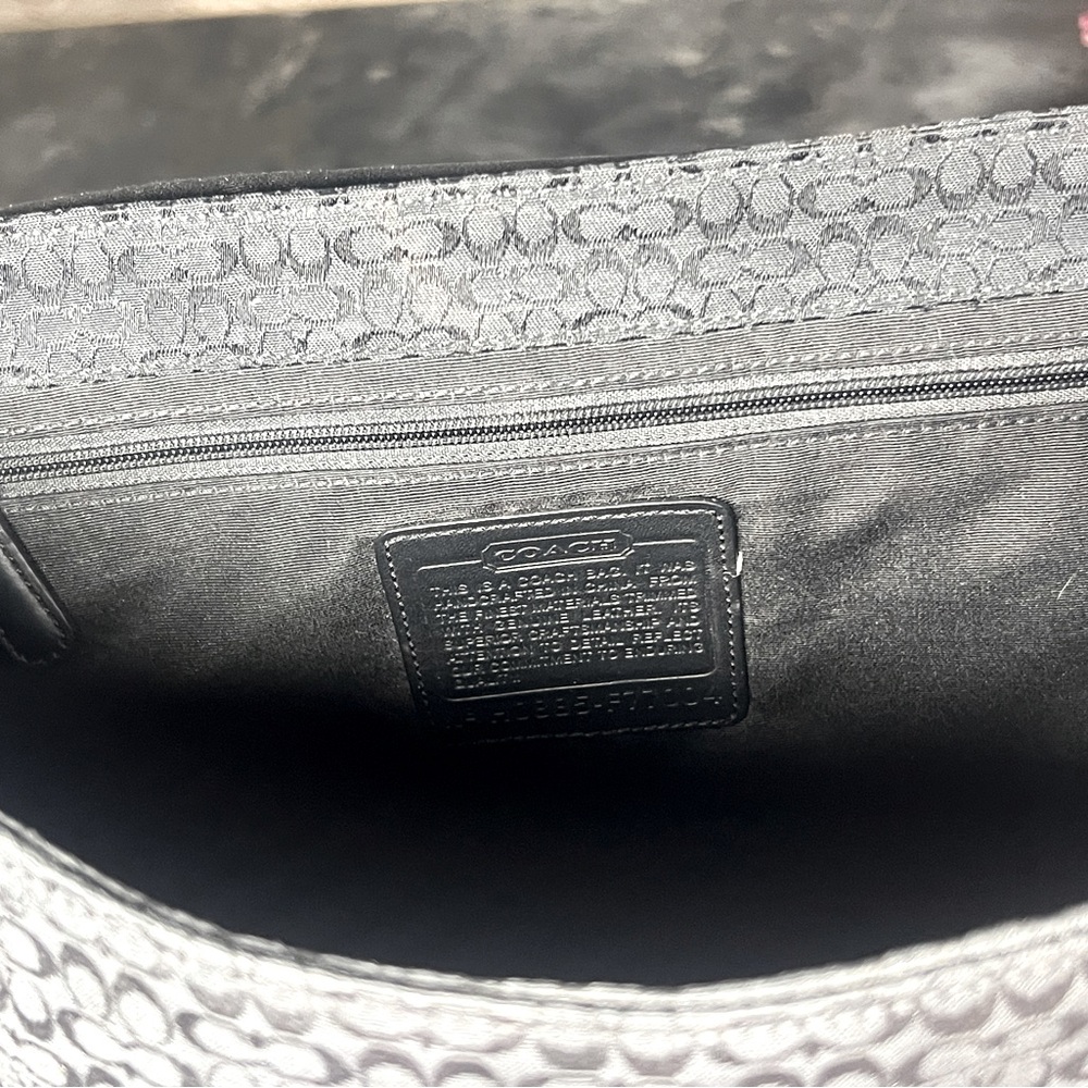 COACH-Hudson Signature Laptop Bag, with Crossbody Strap